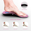 Pure Stride Bold Professional Full Length Orthotics - Shoe Support for Metatarsals, High Arch, Flat Feet - Pain Relief for Plantar Fasciitis, Arch, Heel - 1 Pair, Men 8-8.5/Women’s 10-10.5, Bold Pink 3
