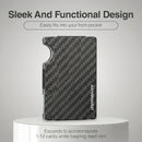 Hayvenhurst Wallet for Men - Slim RFID Blocking Metal Wallet with Money Clip, Minimalist Front Pocket Credit Card Holder, Small Mens Wallet — 2