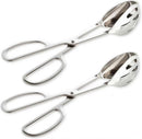 KEBE 2-PACK Serving Tongs for Cooking Buffet Party Catering, Thickening Food Serving Cake Bread Kitchen Salad Tongs,… — 1