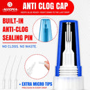 ALECPEA Shoe Glue for Sole Repair, Thin Clear Adhesive, 30g with 3 Tips — 4
