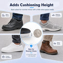 4D Cloud-Like Comfort Soles for Men - Soft Memory Foam Cushioning Insoles - Trim to Fit Steppers Insoles with Arch Support for Foot Pain Relief and Fatigue Reduction(US M 7.5-10.5) - Black — 6