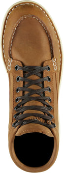 Danner Logger 917 Waterproof Moc Toe Work Boots for Women - Nubuck Leather with Breathable Gore-Tex, Vibram SPE Midsole and 917 Traction Outsole - Roasted Pecan — 4