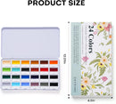 Fuumuui CREAMORA Watercolor Paint Set 24 Color Opaque Semi-Solid Timeless Tones | Professional Art Supplies with Strong Pigments & Coverage, for Artists Beginner Painters Amateur Hobbyists Painting | Daily Color | 1 Count (Pack of 1) — 3