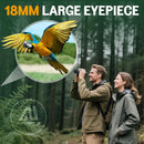 Aurosports 16x32 Binoculars for Adults and Kids - 16x High Power Binoculars for Detail Observation - Low Light Vision Easy Focus Compact Binocular for Bird Watching Hunting Travel Gifts for Men | 16x32-Compact — 3