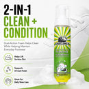 Shoe Cleaner Sneakers,8.5oz Shoe Cleaning Kit with 2 Brush,Shoe Cleaning Removes Dirt and Stain for White Shoes, | With Microfiber Towel — 2