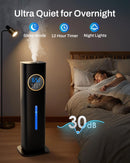Humidifier Large Room Bedroom with Night Light, 2.1Gal(8L) Humidifiers for…