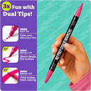 Chalkola 72 Liquid Chalk Markers Dual Tip Dot & Brush - Erasable Chalk Pens | 72 Colors — 3