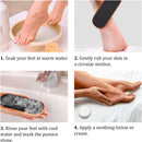 Pumice Stone Foot File - Wooden Pedicure Feet Scrubber with Handle for Callus, Dry, and Dead Skin Removal - Heel Scraper for Feet, Hands, and Body - Foot Filer for Use in Shower - Brown — 4