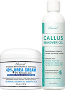Ebanel Set of Salon Grade Callus Remover for Feet Gel + 40% Urea Foot Cream — 1