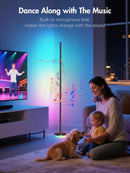 OIYN Corner Floor Lamp, RGBICW LED Corner Lamp with 1300lm Smart Modern Floor Lamp,App & Remote Control,Music… — 4