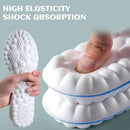 Massage Insole - 2 Pairs of Foot Insoles for Kids & Youth, 4D Cloud-Like Insoles for Women Men (Orange,5Y-6Y) — 5
