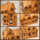 Log Cabin 3D Wooden House Puzzle,DIY Mini Building Model Kit，009 — 3