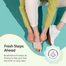ZenToes Metatarsal Pads for Women, Ball of Foot Gel Cushion Sleeve, Medium 5