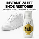 Eagle Sneaker Whitener for Shoes – 2 Pack White Shoe Polish & Scuff Cover | Instantly Whitens, Restores, & Covers Scuffs on Leather, Canvas, Mesh, Foam & Rubber | Built-In Sponge Applicators — 2