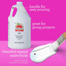 Apple Barrel, Matte Acrylic Paint, One Gallon (128 fl oz), White, (Pack of 1) | 128 Fl Oz (Pack of 1) — 7