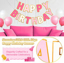 Pre-Strung Happy Birthday Banner - Roseo Pink Party Decorations — 3