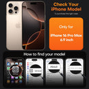 TAURI for iPhone 16 Pro Max Case, Compatible with MagSafe, Clear photo 2