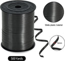 TONIFUL 500 Yards Black Curling Ribbon Balloon String Gift Wrapping Decor — 2