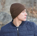 Connectyle Classic Double Layer Knit Beanie Hat Warm Thick Acrylic Winter Hats Daily Cuffed Beanies Watch Hat for Men Women - Coffee — 5