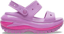 Crocs Unisex Classic Mega Crush Platform Sandals Wedge | 7 Women/5 Men | Bubble — 5