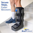 Brace Direct Full Shell Walking Boot - Tall Cam Fracture Boot with Air Pump — 6