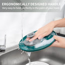 Silicone Dish Scrubber, Non-Scratch Scrub Spong for Washing Dish, Pot, Pan — 2