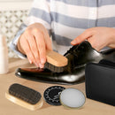 Loopeer 8 Pcs Shoe Shine Kit Leather Polish Brush Care Kit | Black — 5