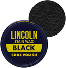 Lincoln Shoe Polish Wax - 2-1/8 oz | Made in USA Since 1925 | Black — 1