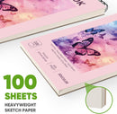 Soucolor Sketch Book 9" x 12" for Teen Girls, Cute Pink Sketchbook | 9" x 12" (Pack of 1) — 4