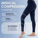 ABSOLUTE SUPPORT Women Compression Leggings 20-30mmHg, Navy, 2X-Large | XX-Large — 2