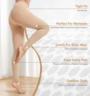 NURCOM Compression Pantyhose, Footless, 20-30 mmHg, Beige 3XL | 20-30mmhg Footless Beige | 3X-Large — 3