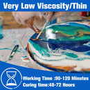 Epoxy Resin Kit, Crystal Clear Deep Pour Epoxy Resin for River Tables, Live Edge and Wood Filler, ¾ Gallon Clear… — 3