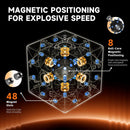 Moyu RS3M V5 SE Ball Core UV Coated 3x3 SpeedCube, 3x3 Puzzle Stickerless RS3M V5 MagLev Master Cube (MagLev+Ball Core Magic Clothes) Gift for Speed Cuber — 2