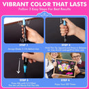 GOTIDEAL Liquid Chalk Markers, 10 Colors, 6 mm Bold & Chisel Tip — 8