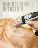 oneisall Dog Clippers Grooming Kit for Dogs Cats Pets