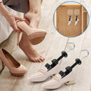 Eachway Pair of Professional 2-Way Premium Shoe Stretcher Tough Plastic Shoe Trees, Adjustable Length & Width Durable Shoe Shaper for Men and Women (Large) | black — 5