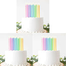 120 Pcs Tall Thin Birthday Candles Rainbow | 5.5 (Pack of 3) — 1