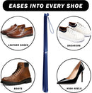Nextnoid Long Handle Shoe Horn | 16.5" Blue-F 2-Pack — 5