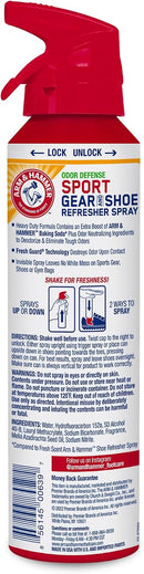 Arm & Hammer Odor Defense Sport Gear & Shoe Refresher Spray, 6.7 oz — 2