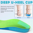 Ailaka Kids Orthotic Arch Support Insoles, PU Foam Cushioning Arch Support Shoe Insert for Overpronation Children Toddlers Flat feet, Plantar Fasciitis(4-6 M US Big Kid) - Green — 3
