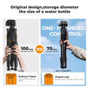 K&F CONCEPT 75" Aluminum Camera Tripod, Lightweight and Compact for Travel photo 2