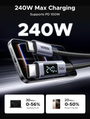 UGREEN 240W USB C Cable with Digital Display, PD 100W Fast Charging, 10ft 2