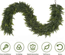 2 Pack 9Ft Christmas Garland, Real Touch Cedar Garland — 3