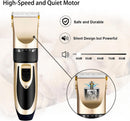 Highdas Dog Clippers for Grooming Low Noise, Cordless Electric Dog Grooming Kit Clippers Rechargeable, Quiet Dog Shaver, Pet Hair Trimmer Kit for Dogs & Cats (Gold) — 4