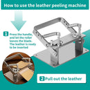 Leather Splitter Set, Leather Skiver Tools, Strap Cutter Skiving Machine | Silver-type B — 4