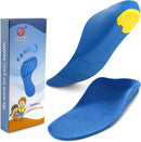 Ailaka Kids Orthotic Cushioning Arch Support Shoe Insoles, Children Pu Foam Inserts for Flat feet, Plantar Fasciitis, Feet Heel Pain Relief Blue — 1
