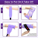 Wrist Ice Pack Wrap for Carpal Tunnel, Gel Ice Packs for Injuries Reusable - Purple — 6