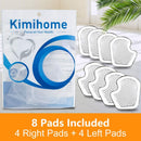Kimihome Metatarsal Pads 8 Count Gel Cushions, Ball of Foot Cushion Protect and Relieve Metatarsal, Sesamoid, Ball of Foot Pain - 4 Pairs 7