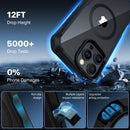 CENHUFO Magnetic Privacy for iPhone 16 Pro Case [Compatible with Magsafe] Full Body Phone Case Built-in 9H Tempered Glass Privacy Screen Protector and Camera Lens Cover, Shockproof Bumper - Black photo 5