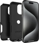 OtterBox iPhone 15 Pro MAX (Only) Commuter Series Case - Black, Slim & Tough, Pocket-Friendly, with Port Protection — 4